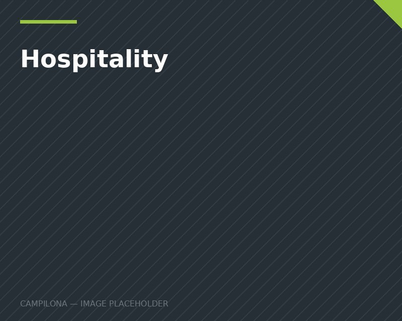Campilona paper products used in hospitality settings